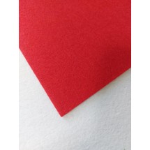 Фетр жесткий 2 мм  (20*30 см) цв. красный,  цена за лист